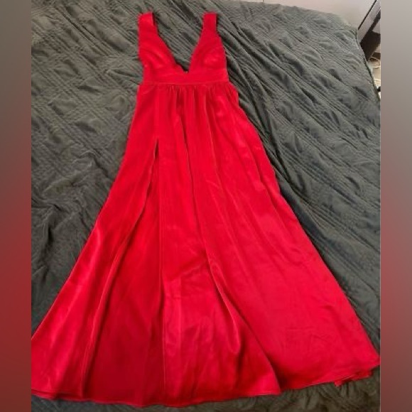 White fox maxi dress - size xsmall - Picture 2 of 4